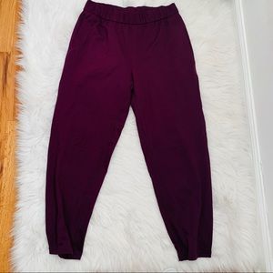 NWOT purple sweatpants